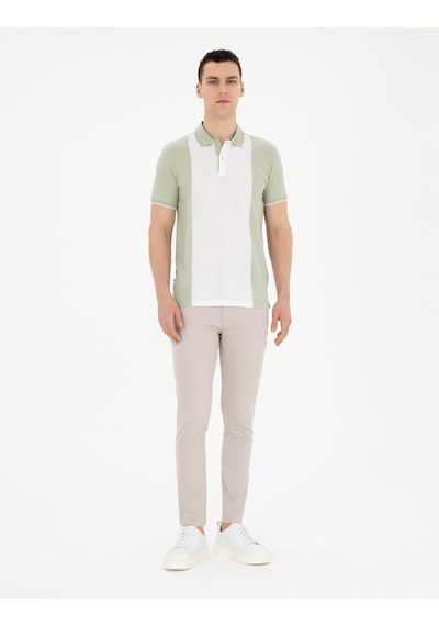 Pierre Cardin Erkek Çağla Tişört 50284314-vr016 Çağla