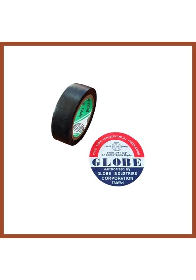 Bezos Globe İzole Bant Elektrik Kablo Bantı 19mm Siyah Pro