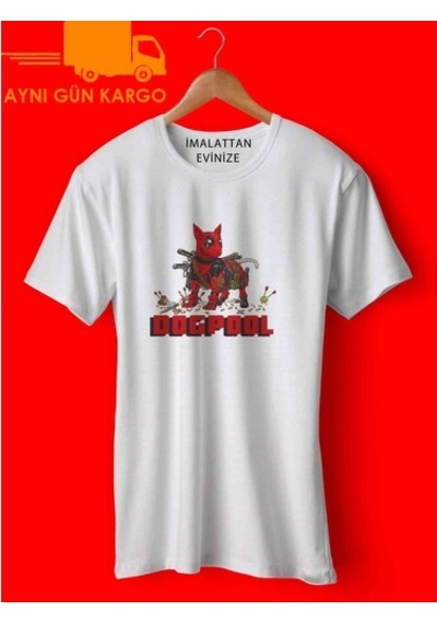 Dogpool Baskılı Tişört Tshirt Ücretsiz Kargo