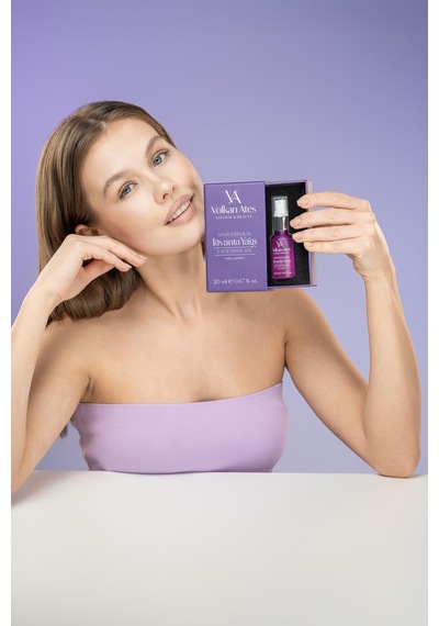 Volkan Ates Natural & Beauty Lavandula Angustifolia Saf Lavanta Yağı Sprey 20 Ml