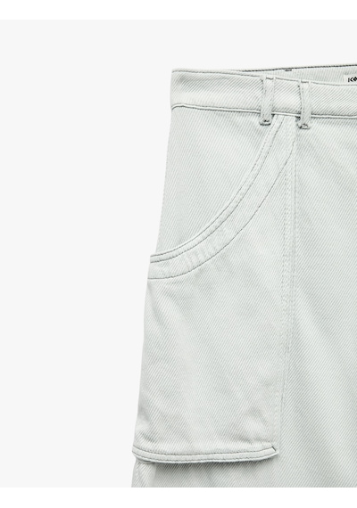 Koton Düşük Bel Dikiş Detaylı Pamuklu Cepli Normal Paça Baggy Pantolon - Baggy Jeans Mavi 7wal40031mw Koton Düşük Bel Dikiş Detaylı Pamuklu Cepli Normal Paça Baggy Pantolon - Baggy Jeans Mavi 7wal40031mw