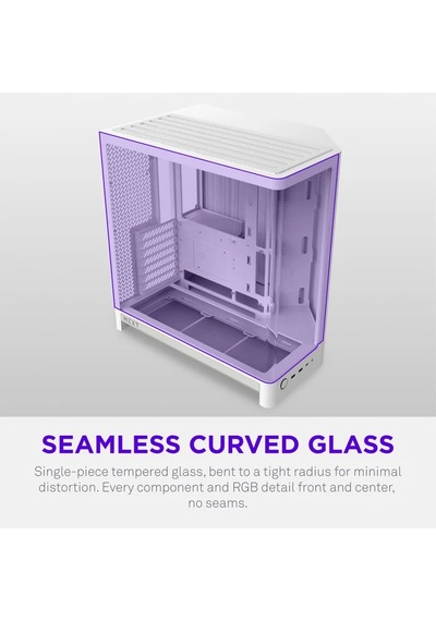 Nzxt H6 Rgb+ Cc-h62fw-p1 Dual-chamber Gaming Mid-tower Pc Kasası Beyaz