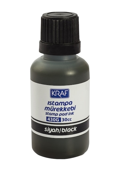 Kraf Istampa Mürekkebi 30 ML Siyah