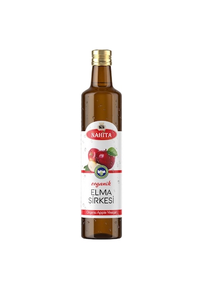Nahita Organik Elma Sirkesi 500 Ml Doğal Fermantasyon - Filtresiz