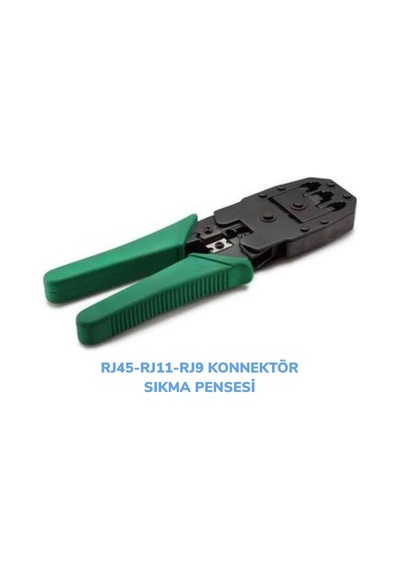 Rj45-Rj11-Rj9 3 Lü Sıkma Pensesi ( Ürün Adınıza Faturalı )
