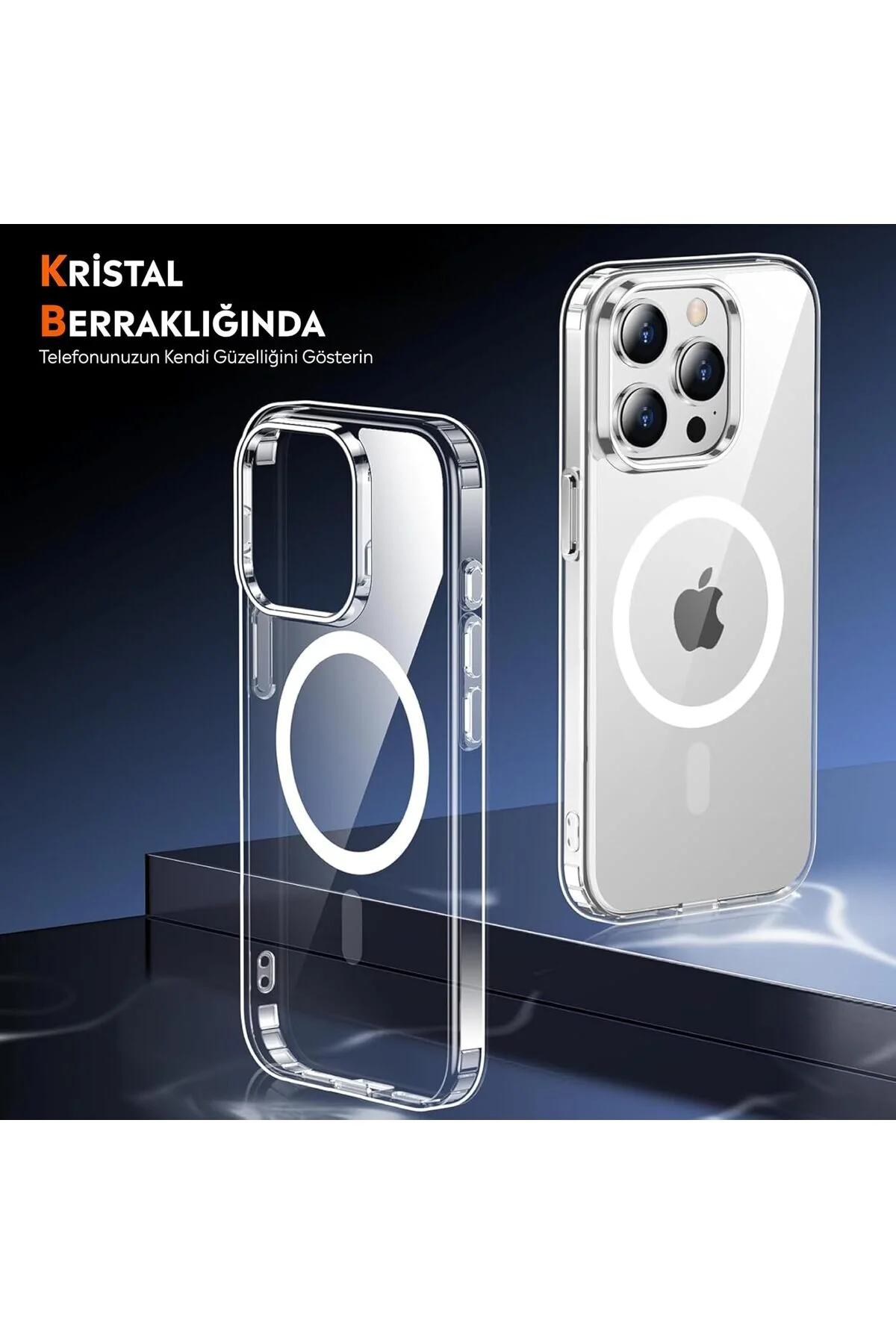 İphone 17 Pro Max Şeffaf Magsafe Uyumlu Kılıf Darbeye Dayanıklı Şeffaf Telefon Kılıfı Kamera Koruyucu İnce Ve Şık Tasarım Seffaf