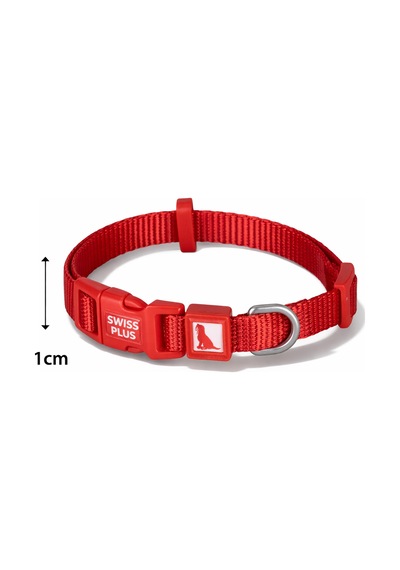 Urban Paws Kedi Tasması Crimson Red Ayarlanabilir, Dayanıklı, Hafif-10mm