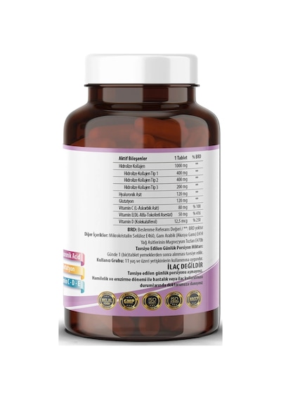 Ncs Hidrolize Collagen Type 1-2-3 Vitamin C 90 Tablet + Hap Kutusu