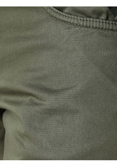 Koton Katlı Paça Gabardin Şort Haki 2sam40174hw