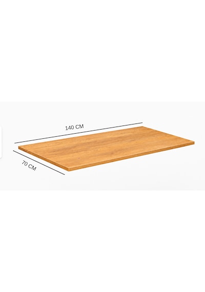 Modern Mdf Masa Tablası 70x140 Cm Dayanıklı, Şık Ve Çok Amaçlı Kullanım Meşe
