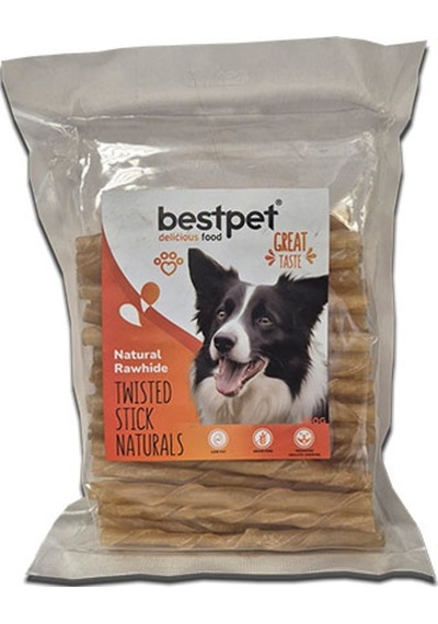 Bestpet Burgu Doğal Natural Kemik Çubuk Köpek Ödülü 350 Gr 243-30000.01