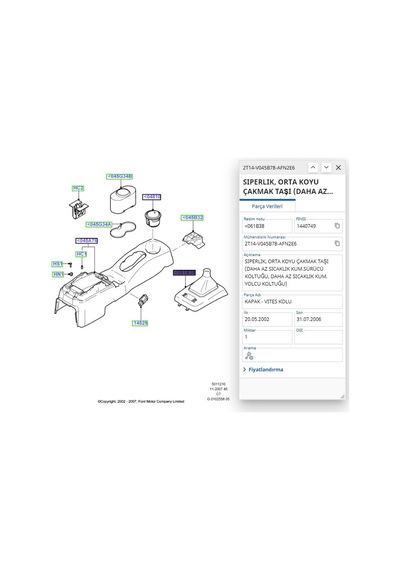 Vites Kol Körüğü Komple Connect