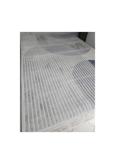 Duru Halı Alves Serisi Akrilik İplik Dokuma 200x290 6m2 Halı Gri/lacivert