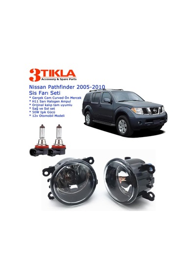 Nissan Pathfinder 2008 Sis Farı Set Oem: 8200074008