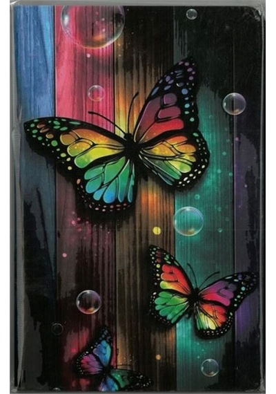 Deffter Just Art-ıficial Defter Butterfly 64526-8 Çok Renkli