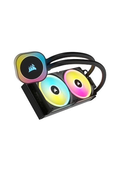 Corsair İcue Lınk H100i Rgb Cw-9061001-ww 240mm Siyah İşlemci Sıvı Soğutucu