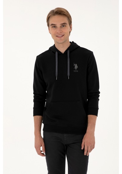 U.s. Polo Assn. Erkek Siyah Sweatshirt 50307703-vr046 Siyah