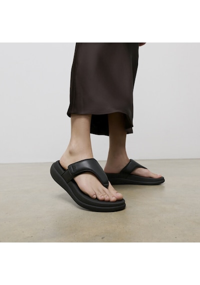 Roncato 090 All Black Terlik Kadın Diğer Iw1-090 /675 /a99 Fitflop F-mode Go Adjustable Flatform Toe-post Siyah