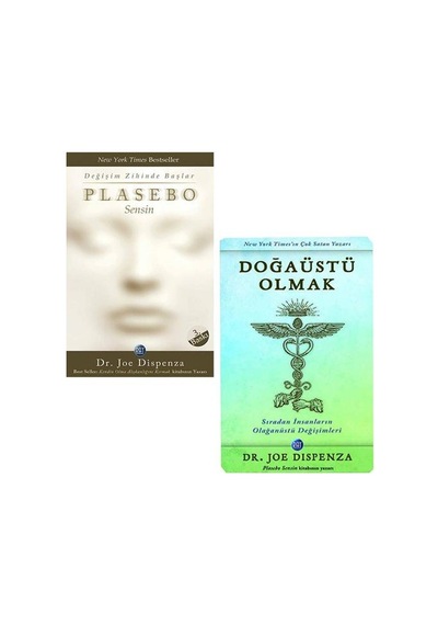 Joe Dispenza Kitapları (2 Kitap Set) Plasebo Sensin,doğaüstü O...