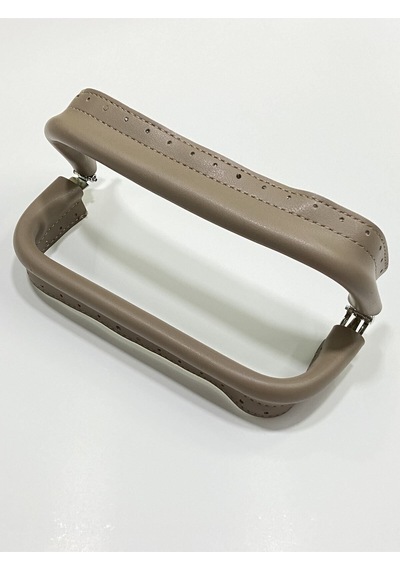 Karantuhafiye Çanta Bursu / Derili Burs 20 Cm / Bej Bej
