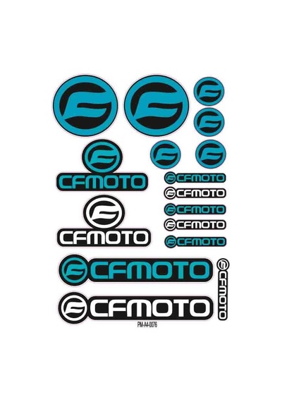 Cf Moto Tasarım A4 Çoklu Sticker Seti Diğer