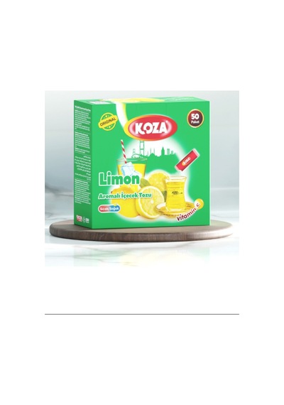 Koza Tek İçimlik Limon Aromalı Toz İçecek 50'li 0.75 LT - 2.5 LT - 12 KG