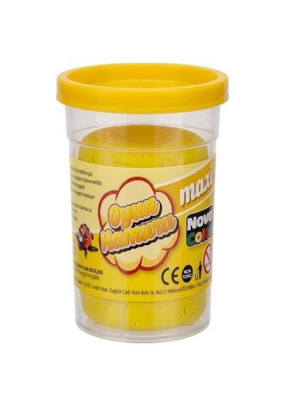 Nova Color Oyun Hamuru 100gr Sarı - 2 Adet Çok  Renkli