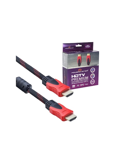 Powermaster 5 Metre Örgülü Hdmı Kablosu