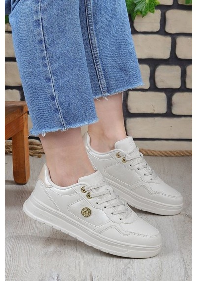 U.s. Polo Assn. Emora 5fx Kadın Sneaker Ayakkabı Ckr00996 Bej