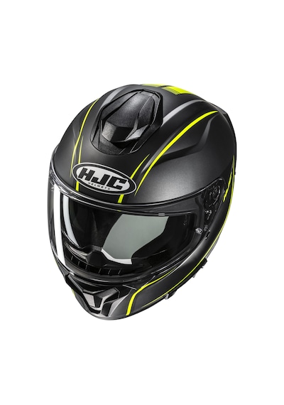 Hjc C71 Quez Mc3hsf Kapalı Motosiklet Kaskı Siyah Neon Sarı Diğer