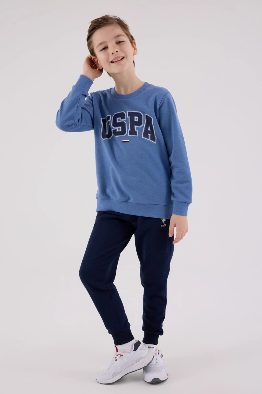 U.s. Polo Assn. Erkek Çocuk Eşofman Takımı Mavi-1808 Mavi