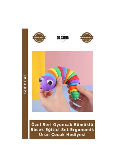 Özel Seri Oyuncak Sümüklü Böcek Eğitici Set Ergonomik Ürün Çocuk Hediyesi
