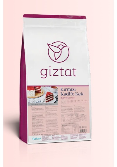 Giztat Kadife Kek Kırmızı Velvet 10 Kg