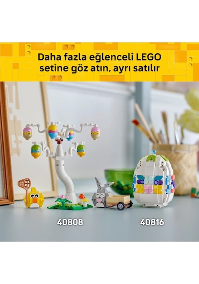 LEGO® LEL Seasons and Occasions Dekoratif Paskalya Yumurtası 40816 - 9 Yaş ve Üzeri Çocuklar için Oyuncak Yapım Seti (386 Parça)
