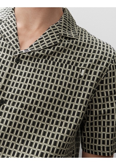 Marks & Spencer Pamuklu Desenli Pijama Üstü Yeşil