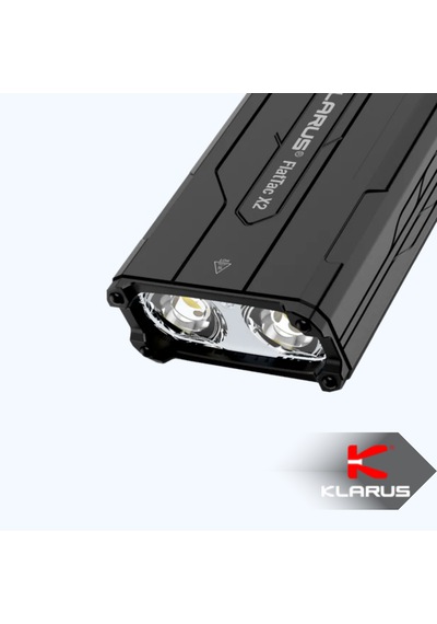 Klarus Flattac X2 3000 Lümen Şarj Edilebilir Ultra İnce Edc Taktik El Feneri Siyah