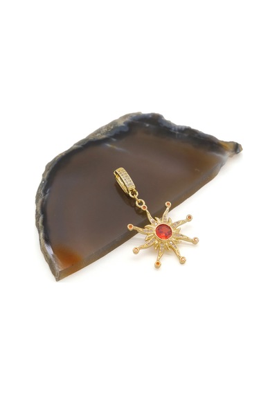 Ajda Charm Çelik Altın Kaplama Kadın Güneş Model-chr-110 Gold