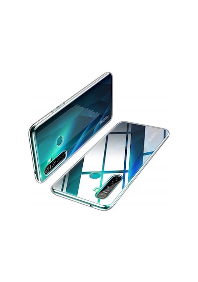 Noktaks - Realme 5i Uyumlu - Kılıf Şeffaf Soft Slim Fitt Süper Silikon Kapak - Şeffaf