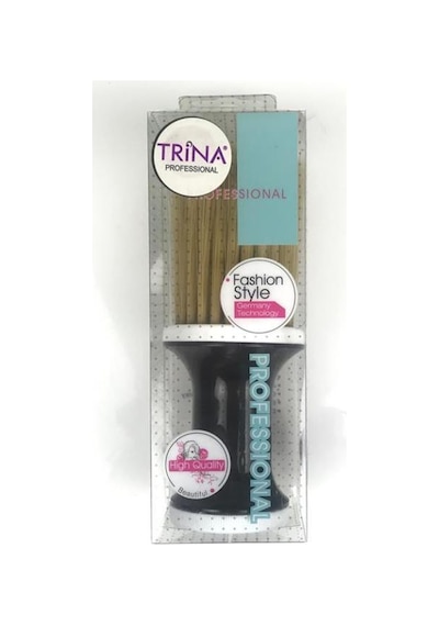 Trina Pudralı Ense Fırçası Doğal Kahve - Fr0026