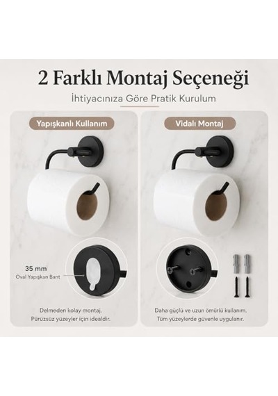 Lotus Siyah Açık Tuvalet Kağıtlığı, Yapışkanlı Ve Vidalı Montajlı Tuvalet Kağıdı Askısı, Mat Siyah Statik Boyama, 35 Mm Oval Bantlı Banyo Aksesuarı 16.5 x 12.2 x 11.2 CM Lotus Siyah Açık Tuvalet Kağıtlığı, Yapışkanlı Ve Vidalı Montajlı Tuvalet Kağıdı Askısı, Mat Siyah Statik Boyama, 35 Mm Oval Bantlı Banyo Aksesuarı 16.5 x 12.2 x 11.2 CM
