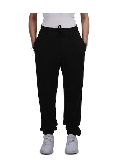 Shinzone Kadın Modal Kumaş Lastikli Paça Siyah Jogger Pantolon Siyah