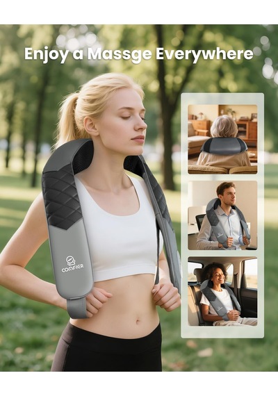 Comfıer Isı İle Shiatsu Boyun Masajı, Boyun Omuz Ağrısı İçin Elektrikli Derin Doku Omuz Masajı, Derin Yoğurma Masaj Yastığı, Ev Ofis Kullanımı, Doğum Günü Hediyeleri Comfıer Isı İle Shiatsu Boyun Masajı, Boyun Omuz Ağrısı İçin Elektrikli Derin Doku Omuz Masajı, Derin Yoğurma Masaj Yastığı, Ev Ofis Kullanımı, Doğum Günü Hediyeleri