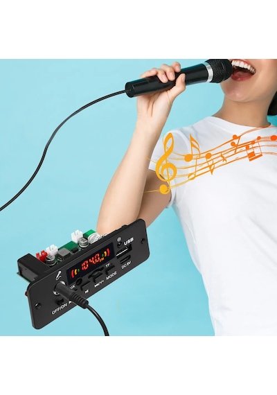 2 X 40 Watt Hoparlör Çıkışlı Dekoder