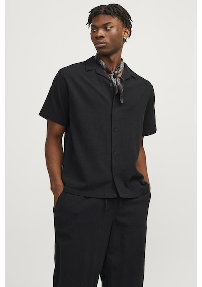 Jack & Jones Erkek Gömlek 12255781 Siyah Siyah