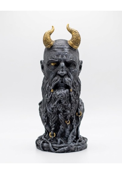 İskandinav Mitolojisi Bilge Büstü - 15 Cm El Boyaması Özel Tasarım Reçine Figür - Viking Temalı Koleksiyonluk M Diğer İskandinav Mitolojisi Bilge Büstü - 15 Cm El Boyaması Özel Tasarım Reçine Figür - Viking Temalı Koleksiyonluk M Diğer