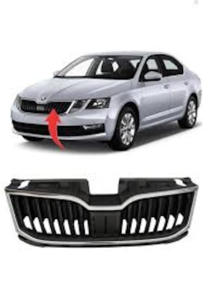 Skoda Octavia Ön Panjur Krom Çerçeveli 2018-2021 5e0853653a 1