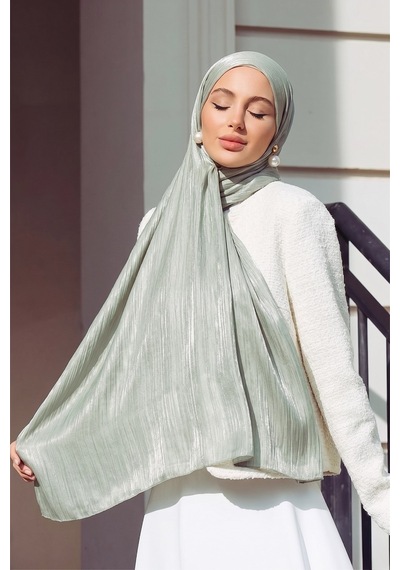 Olcay Yoryo İpek Abiye Şal Adaçayı 103