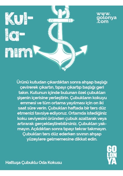 Golonya Hattuşa Çubuklu Oda Kokusu 120 ML