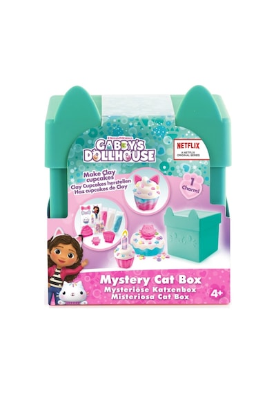 Gabby's Dollhouse Gizemli Turkuvaz Kutu Oyun Hamuru Seti Turkuaz