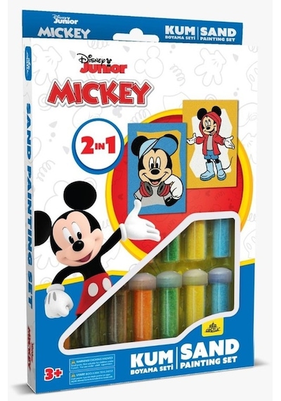Eğitici Ve Eğlenceli Kum Boyama Seti-disney Mickey Mouse Ds-47
